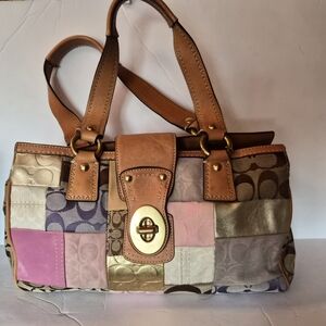 Patchwork Leather Shoulder Bag